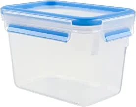 Tefal masterseal food container, rectangle, 1.1 liter, blue/clear - k3021302