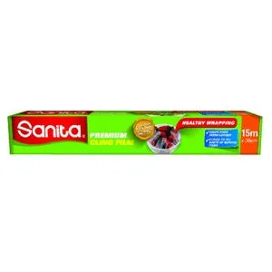 Sanita Premium Cling Film Paper Food Wraps - 15 Meters*30cm