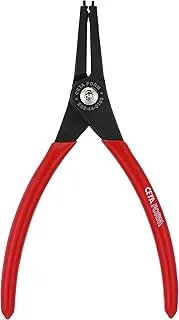 Ceta Form External Circlip Pliers Straight With Spring 180 MM (19-60 MM) - Red Silver