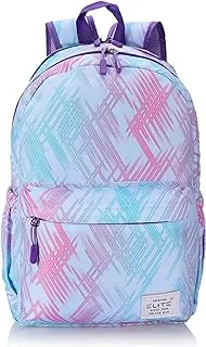 Elite Fabric 2 Zipper Backpack With Zipper Pocket And Bottle Pocket For Laptop - Multi Color