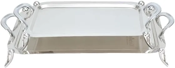 A set of stainless steel trays, 2 sq., with a leg, code 801 Kitchnova