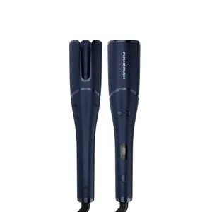 Rush Brush U1 Curler Navy Automatic Hair Curly,6 Heat Settings,Ceramic ,22MM Barrel