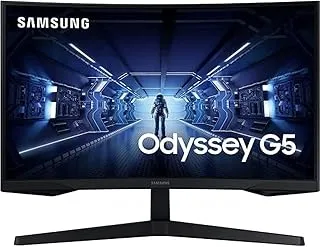 SAMSUNG ODYSSEY G5 LC27G55TQBMXEG 27 INCH, CURVED GAMING Monitor - Black