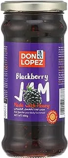 Blackberry jam with honey