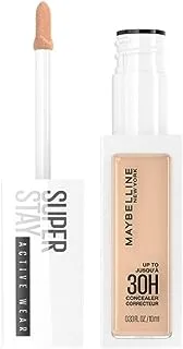 Maybelline New York SuperStay Active Wear Concealer, Up to 30H, full coverage, matte, 20 Sand Off White