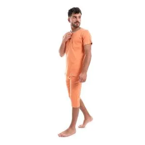 Caesar Men's Pajama Set T-shirt Round Neck And Permoda