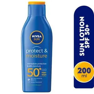 NIVEA SUN Protect & Moisture Water Resistant Sun Lotion - SPF 50+ - 200ml