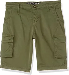 Andora boys Side Pockets Casual Olive Gabardine Shorts Corduroys