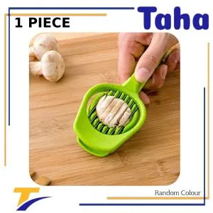 Taha Offer Slicer, White Musk, Mushrooms And Fruits  1 Piece Green Color