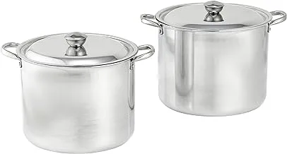 El amal elite pure aluminum stockpot set 28/32