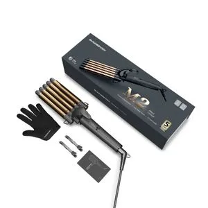 Rush Brush M2 Plus5 Crimper Bronze 5Titanium Barrels , Ionic , 230C