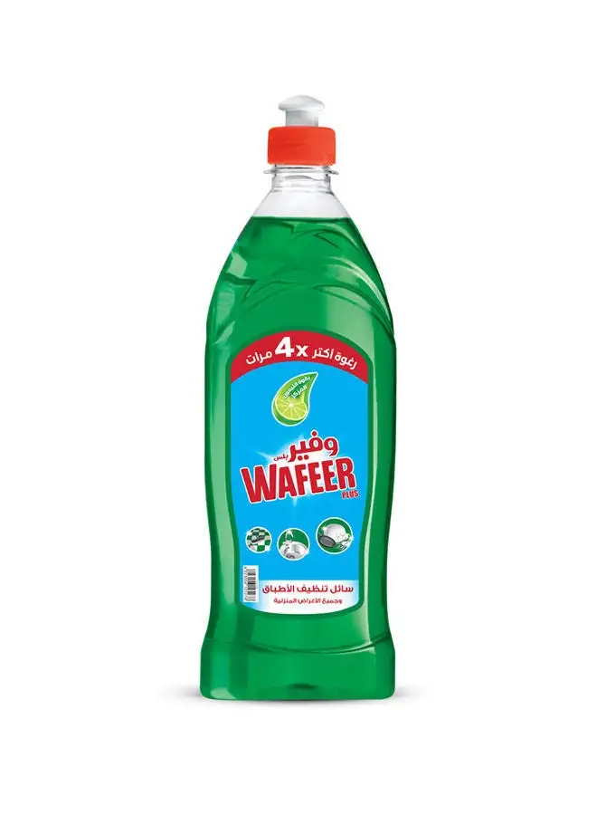 Waffer Lemon Liquid Dish cleaner Green 725g