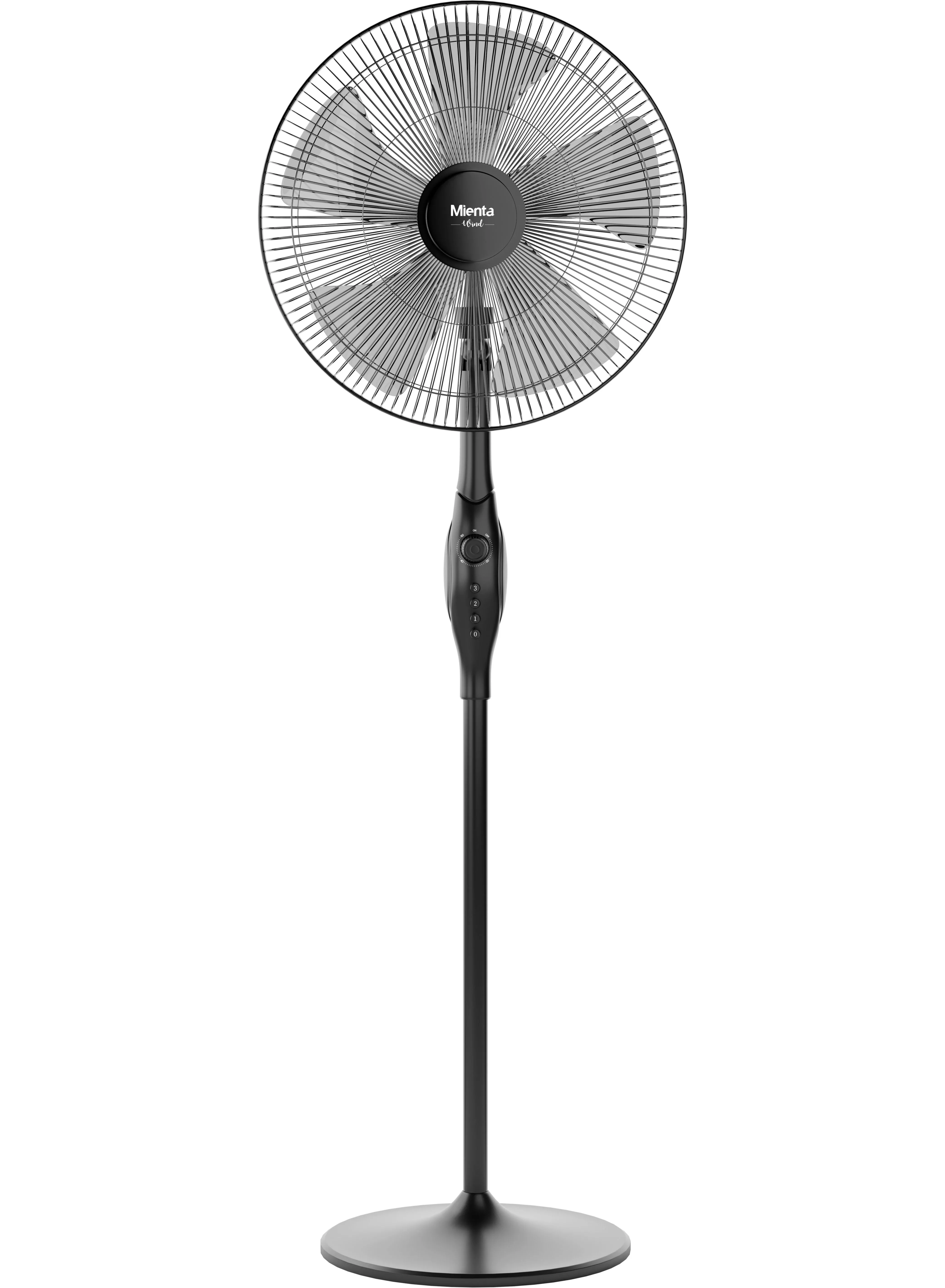 Mienta Stand Fan 18 Inch - 3 speeds SF35938A with Timer