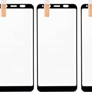 Dragon High Quality Glass Screen Protectors With Black Frame For Xiaomi Redmi 5 Plus Set Of 3 Pieces - Transparent