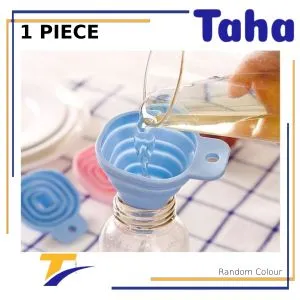 Taha Offer Silicone Collapsible Funnel  1 Pcs