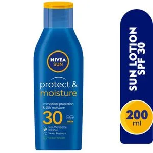NIVEA SUN Protect & Moisture Water Resistant Sun Lotion - SPF 30+ - 200ml