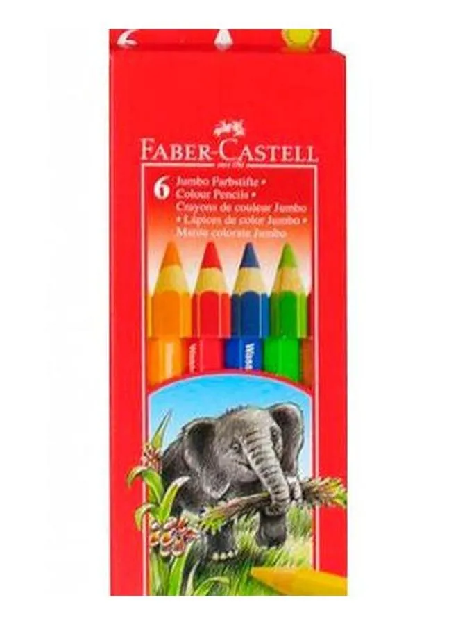 FABER-CASTELL Coloured Pencil Jumbo Hexagonal Cardboard