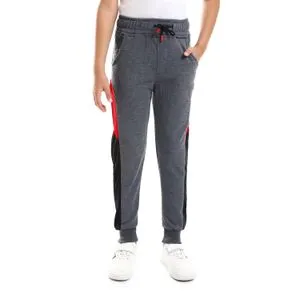 Caesar Boys Elastic Waist Sweatpants With Coloured Tape