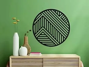 Home Gallery Geometric wood wall art modern wood art largeround 80x80