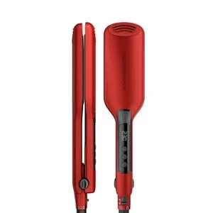 Rush Brush X1 Wide Straightener Red14 مستوى الحرارة ، 230 درجة مئوية ، ألواح سيراميك