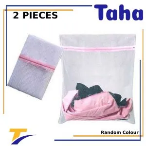 Taha Offer Mesh Laundry Bags With Zip Lock 2 Pieces