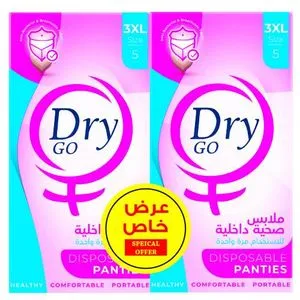 Dry Comfortable Disposable Panties 3XL - 10 Pieces