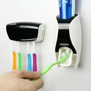 Taha Offer Automatic Toothpaste Dispenser & Brush Holder 1 Piece