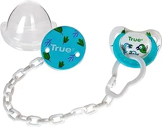 True Baby CHERRY SOOTHER WITH CAP +0 M WHITE