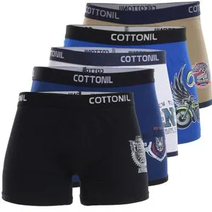 Cottonil Bundle Of Five Boxers - For Men