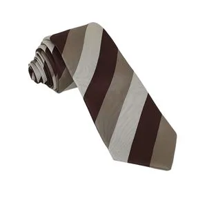 Bravura Jacquard Tie 7cm Brown