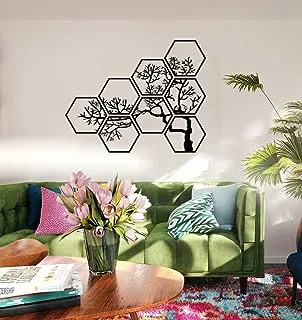 Tree Geometric Wood Wall Art, 120x80