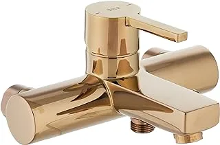 Roca wall-mounted single-lever bath-shower naya mixer rose gold