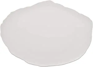 Rosa FM 8968 990322 Matt White Reef Porcelain Dinner Plate With Durable Material For Home