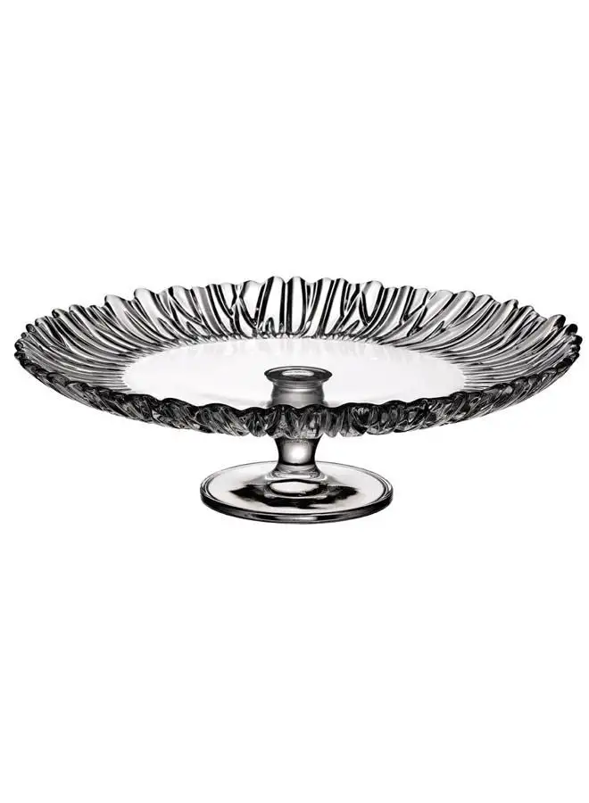 Pasabahce Aurora Footed Service Plate Clear 20.5cm