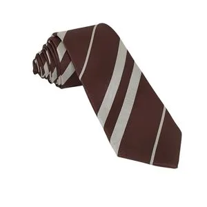 Bravura Jacquard Tie 7cm Brown