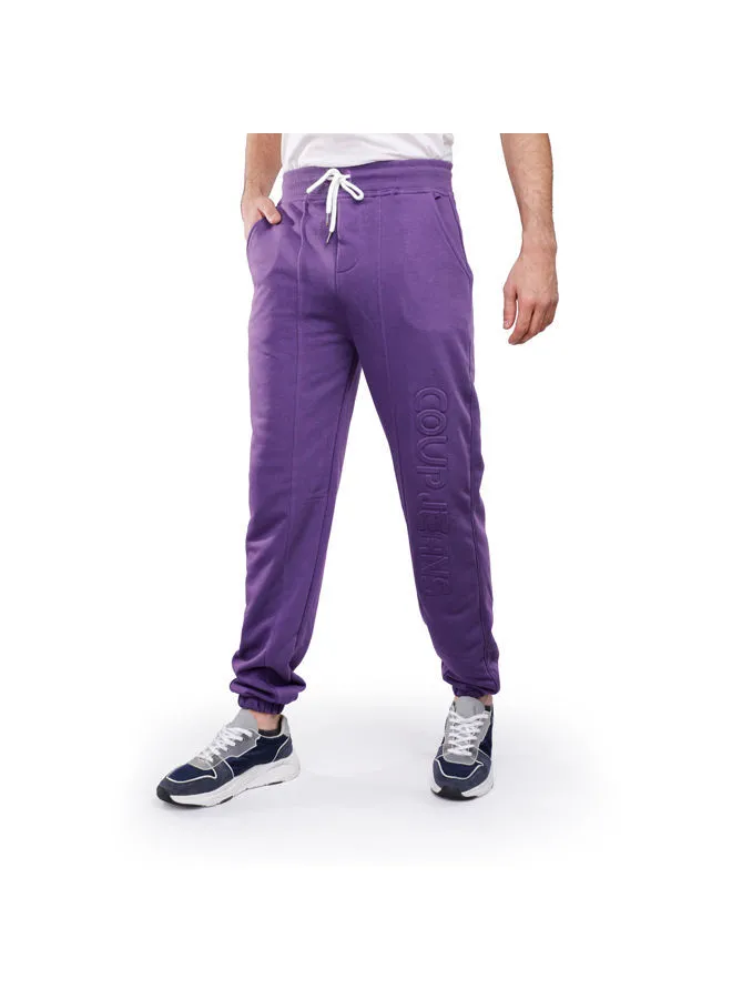 Coup Coup SweatPants For Men - Regular Fit - Purple