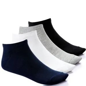 Embrator Bundle Of Four Convenient Basic Plain Socks