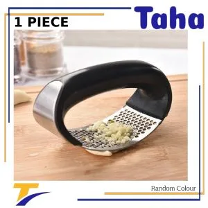 Taha Offer Stainless Steel Garlic Press With Handle For Easy Pressing 1 Piece