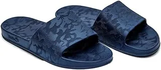 Onda glasgow perforated slide slippers for men