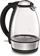 Tefal glass vision electric kettle 1.5 l black,stainless steel,transparent 2400 w glass vision, 1.7 l, black,stainless steel,transparent, glass, lever, button, 2400 w