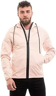 Andora mens Zipper Casual Lightweight Jacket - Rose Jacket