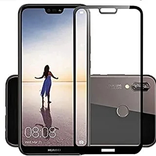 Dragon Huawei P20 Lite Nova 3E Full Cover 3D Tempered Glass Screen Protector - Black