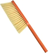 Generic Plastic Soft Brush With High Quality And Metal Handle For All Surface - Orange Beige