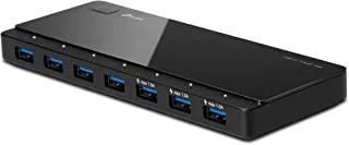 TP-Link Powered USB Hub with 7 Data Smart Charging USB 3.0 Ports, Compatible with Windows, Mac OS X and Linux Systems, 5V/1.5A Power Output (UH700)