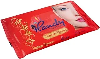 Handy makeup remover wet wipes pack of 20 wipes