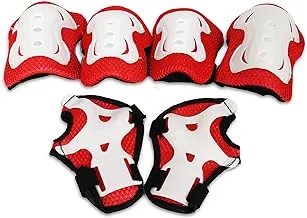 Skating Protective Set Of 6 pcs - Red