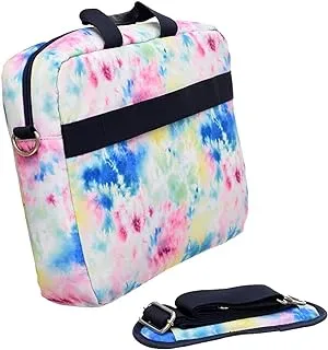 ELITE Fabric Carrying Case And Hand Shoulder With Zipper Pocket And Colorful Design For Laptop - Multi Color