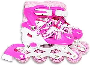 Sporty roller skate shoes size s - pink