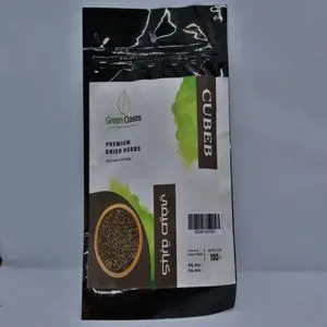 Green Oases Cubeb -  Plastic Bag Natural Cubeb 100 Gram