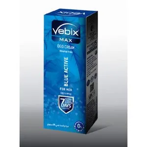 Vebix Deodrant Cream Blue Active - 25 Ml